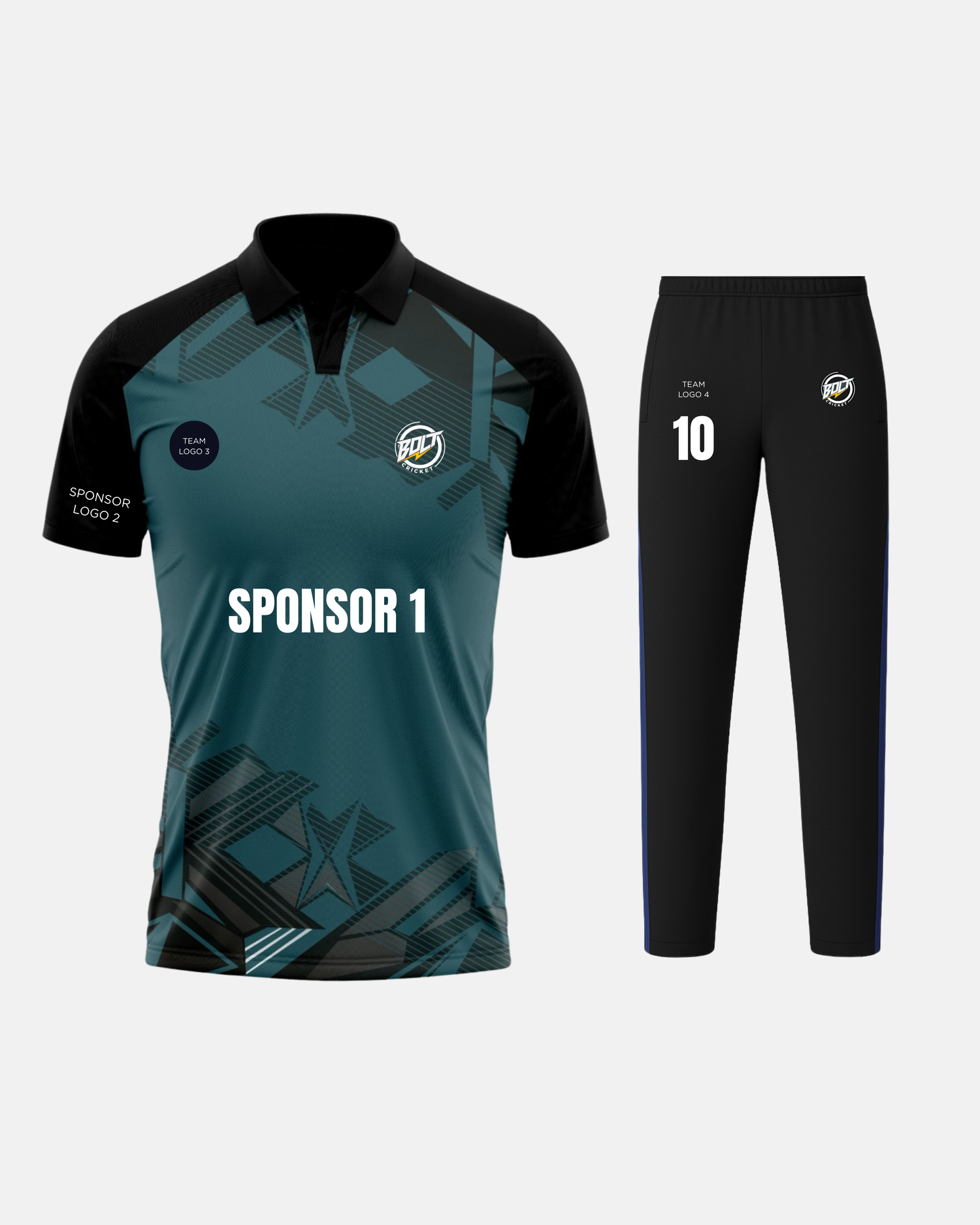 Bolt Cricket — Team Jersey and Trouser Set