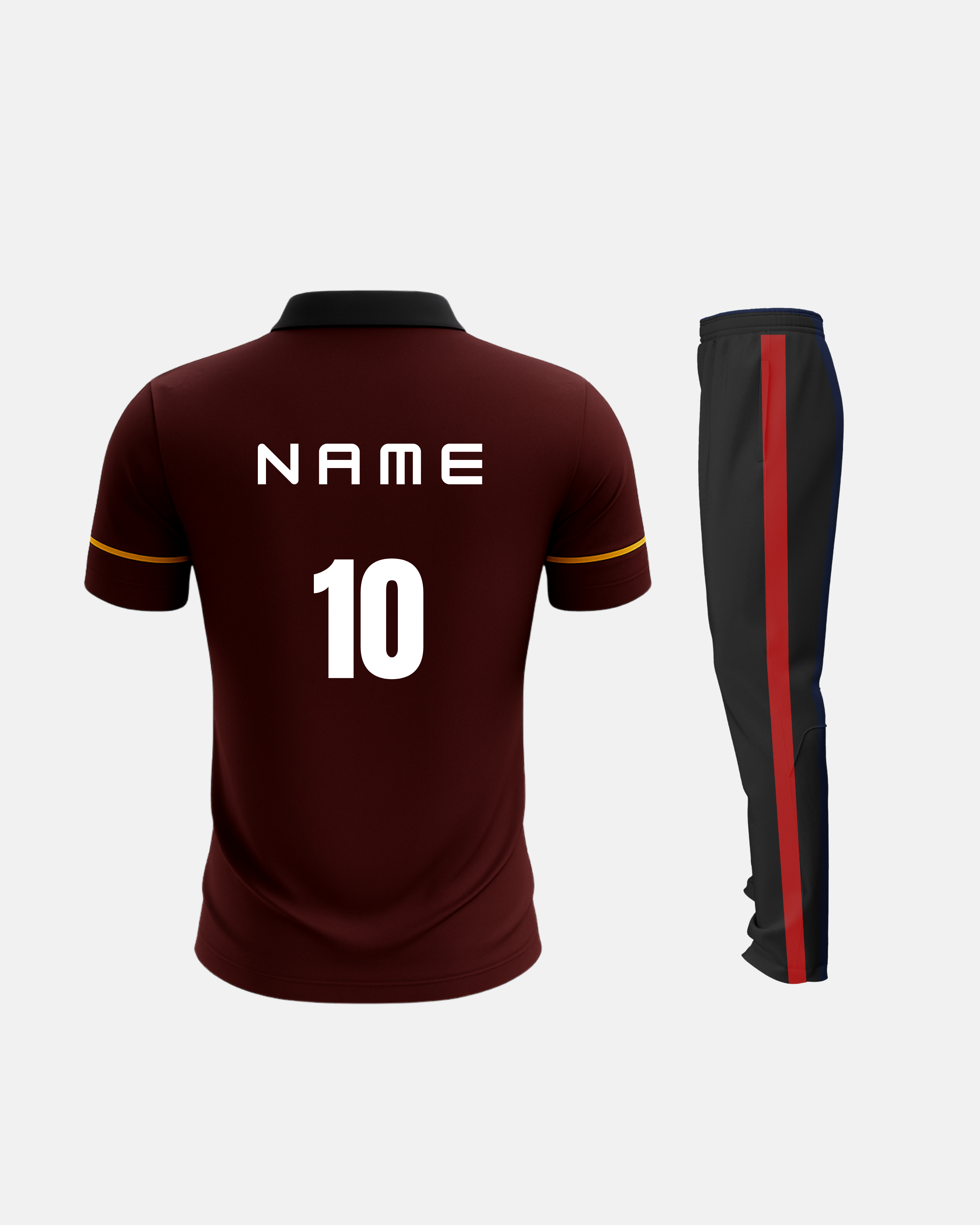 Bolt Custom Team Jersey - Maroon