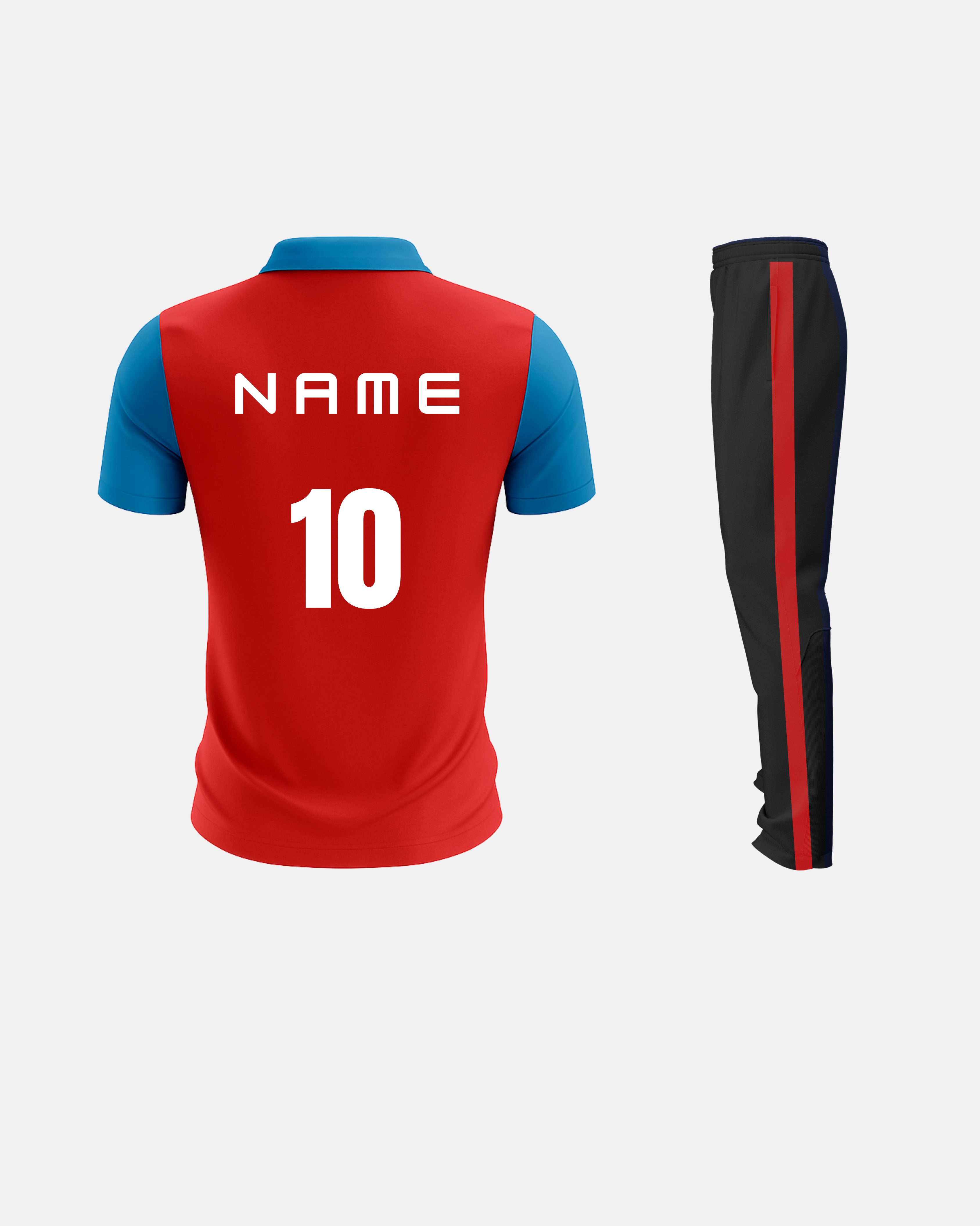 Bolt Custom Team Jersey - Red/Blue