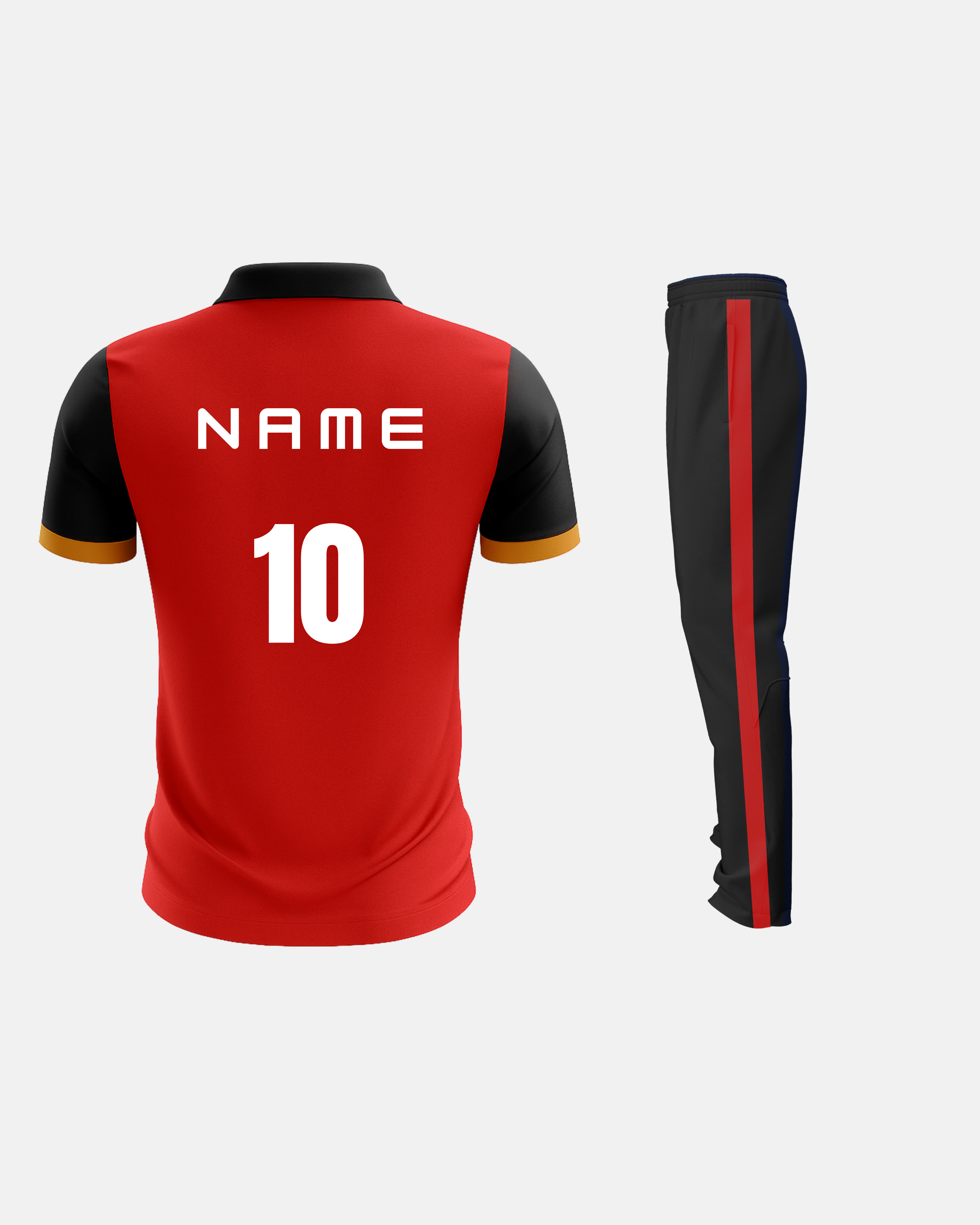 Bolt Custom Team Jersey - Red/Gold